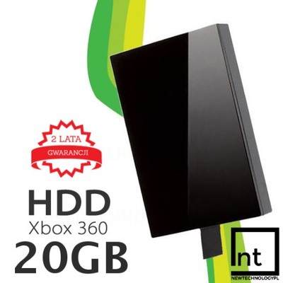 DYSK TWARDY HDD 20GB do XBOX 360 SLIM E PROMOCJA
