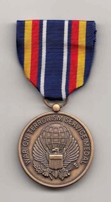 Global War Terrorism Service Medal US.