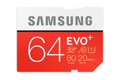 SAMSUNG EVO Plus SDXC 64GB 80MB/s NOWA SUPER CENA