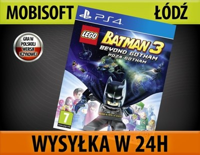LEGO BATMAN 3 POZA GOTHAM PL PS4 NOWA WYS24h ŁÓDŹ