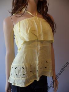 STRADIVARIUS piękna kobieca bluzka wiązana S