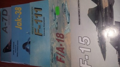 Monografie PKL F-15, F111, F/A-18, Jak-38, A-7D
