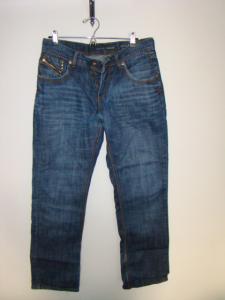 jeansy HOUSE denim pas 86 cm W3 L34 low slim boot