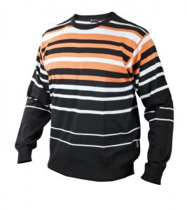 Sweter VENERDI OLIWIER czarny-oranż SALE! L