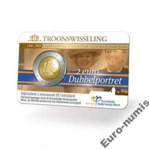 2013 -Holandia 2013 - 2 euro okoliczn.-coincard