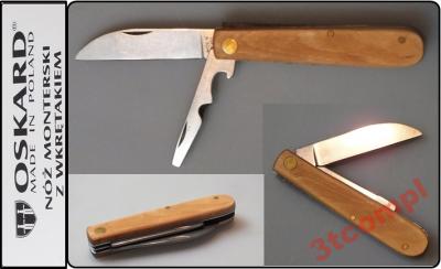 Nóż monterski  z wkrętakiem Oskard scyzoryk