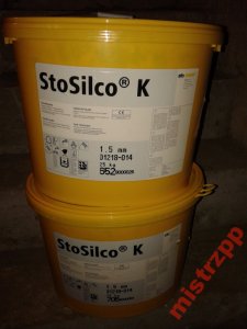 Tynk silikonowy STO StoSilco K 100kg kolor 32113 - 6183512791 - oficjalne  archiwum Allegro