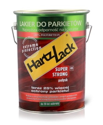 LAKIER DO PARKIETU HartzLack SUPER STRONG 5L GRATI