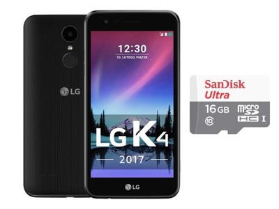 Smartfon LG K4 2017 Czarny 5'' LTE And 6.0