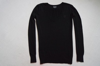 RALPH LAUREN sweter sweterek czarny logowany__L/XL
