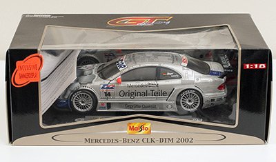 AMG Mercedes-Benz CLK-DTM 2002 Oryginal Teile 1:18