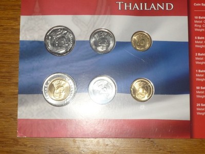 Monety obiegowe Tajlandia