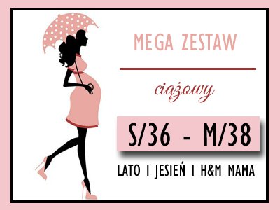 MEGA PAKA 36 38 SM ubrania ciążowe H&M HM MAMA - 6425068716 - oficjalne  archiwum Allegro