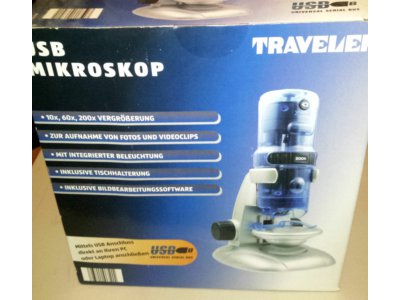Traveler USB Mikroskop - 6644859534 - oficjalne archiwum Allegro