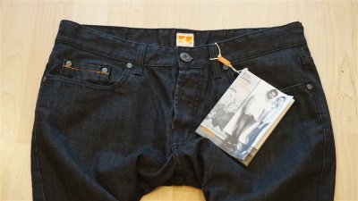 BOSS ORANGE black jeansy  Fit pas 88 cm NOWE