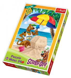 Puzzle Scooby - Doo na plaży - Puzzle Maxi 24