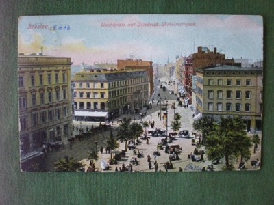 Wrocław.Breslau. Wilhelmstrasse.1906r.  804S
