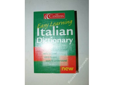 NEW Collins Italian Dictionary Easy to Learning