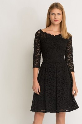 Koronkowa czarna sukienka Orsay 38 M NOWA brokat - 6735493567 - oficjalne  archiwum Allegro