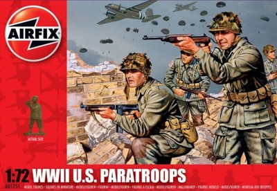 AIRFIX 01751 - 1:72 WW II U.S. Paratroops