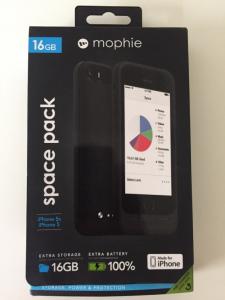 Mophie Space Pack 16GB IPhone 5/5s Czarny