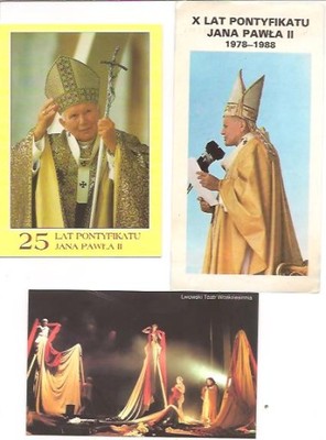 Jan Paweł II 272 Kalendarze listkowe 1989 2004 '05