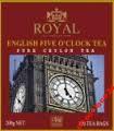 Herbata Royal English Five O'Clock Tea 100szt