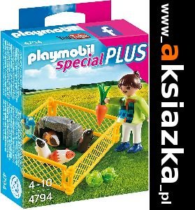 Playmobil 4794 Dziewczynka z świnkami morskimi - 6265592461 - oficjalne  archiwum Allegro