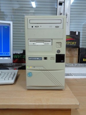 Stary komputer OPTIMUS , Ms-Dos gry - 6858804541 - oficjalne archiwum  Allegro