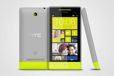 HTC  8S  Lemon + Etui + Folia+ Karta 8GB Gratis
