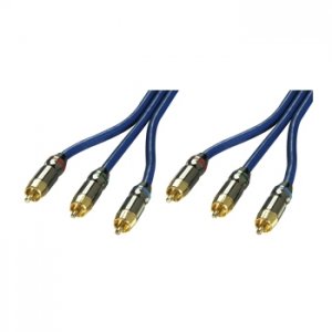 37529 Lindy Kabel Component 3xRCA - 3xRCA 0,5 m