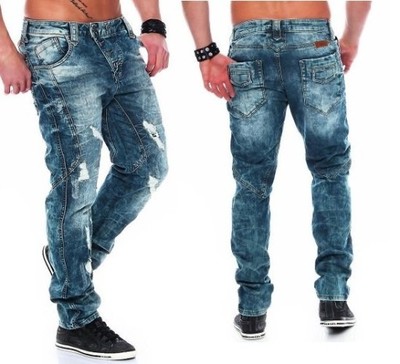NEW JEANS DZIURY CIPO BAXX WANTED CD172 : 32/32