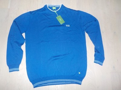 Sweter HUGO BOSS niebieski XXL nowy