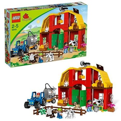 NOWE LEGO DUPLO 5649 WIELKA FARMA traktor pies - 6601295006 - oficjalne  archiwum Allegro