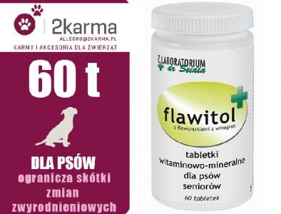 Dr Seidel Flawitol witaminy dla Psów SENIORÓW 60tb