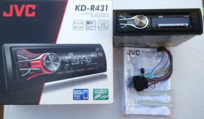 JVC KD-R431 CD Mp3 USB AUX Bluetooth adapter - 6274000657 - oficjalne  archiwum Allegro