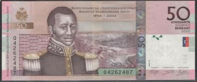 (BK) Haiti  50 gourdes 2013r.