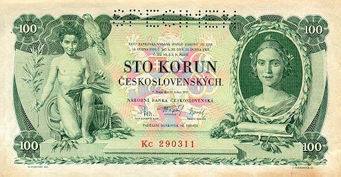 100 koron 1931 rok CZECHOSŁOWACJA PX79