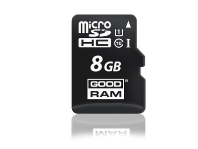 Karta Pamięci micro SD USH-I Class10 8GB GoodRam