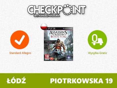 ASSASSIN'S CREED IV BLACK FLAG PS3 PL @ CHECKPOINT