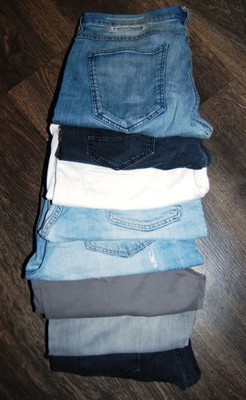 Pull&amp;Bear Bershka H&amp;M SMOG zestaw jeansy