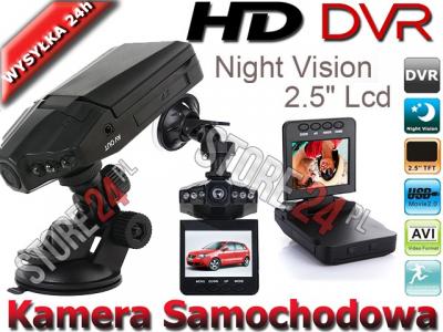 KAMERA SAMOCHODOWA HD REJESTRATOR TRASY IR 720p PL