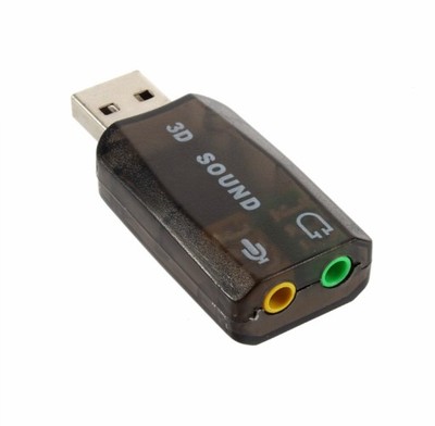 Karta dźwiękowa USB muzyczna adapter USB-JACK
