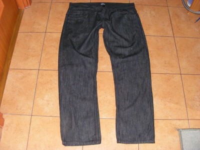 Spodnie męskie jeansy szare NOWE W32 na zamek