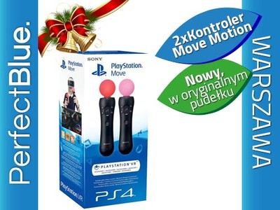 2 x KONTROLER MOVE TWIN PACK PS4 VR PLAYSTATION