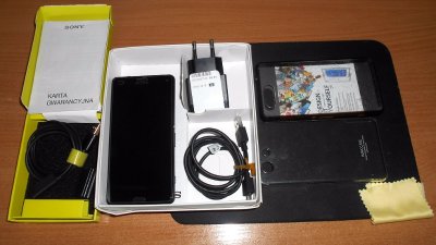 Sony Xperia Z3 Compact Black (D5083)+DODATKI - 6393081731 - oficjalne  archiwum Allegro