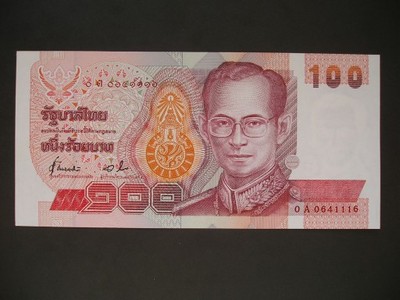 Tajlandia - 100 baht (batów) - 1994 - stan UNC -
