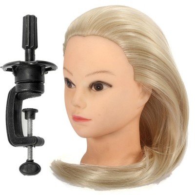 Główka głowa treningowa fryzjerska damska blond