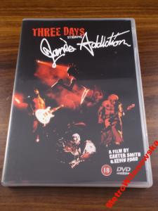 DVD - JANE'S ADDICTION - THREE DAYS - BDB !