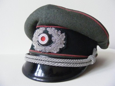 Czapka oficerska wehrmachtu - 6789954983 - oficjalne archiwum Allegro